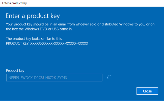 Serial key valido para windows 10 programs
